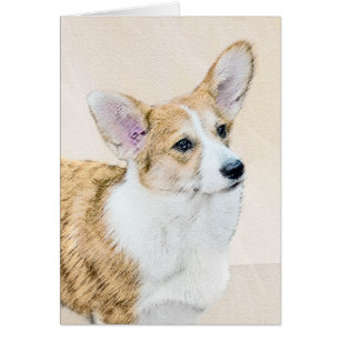 Originele Schildering van Pembroke Welsh Corgi - O