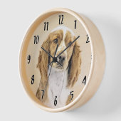 Originele schilderkunst van Welsh Springer Spaniel (Hoek)