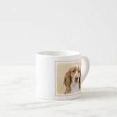 Originele schilderkunst van Welsh Springer Spaniel Espresso Kop (Voorkant rechts)