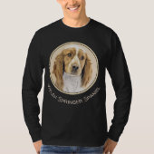 Originele schilderkunst van Welsh Springer Spaniel T-shirt (Voorkant)