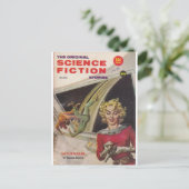 originele science fiction 4 briefkaart (Staand voorkant)