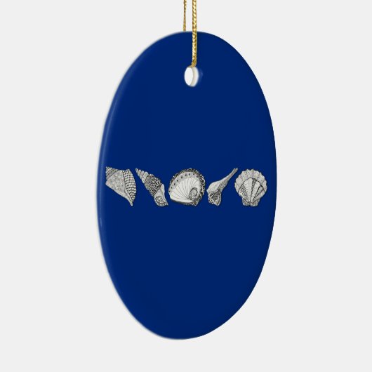 Originele Seashell Collectie Art Keramisch Ornament (Rechts)