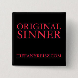 Originele Sinner-Button Vierkante Button 5,1 Cm