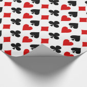 Originele speelkaarten Diamond Club Heart Spade Cadeaupapier (Hoek)