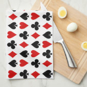 Originele speelkaarten Diamond Club Heart Spade Theedoek (Quarter Fold)