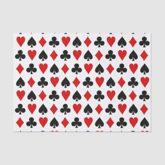Originele speelkaarten Diamond Club Heart Spade Tissuepapier (Voorkant)