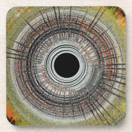 Originele spin art bier onderzetter
