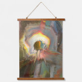 Originele spin art hangend wandkleed (Voorkant)