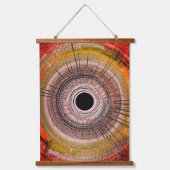 Originele spin art hangend wandkleed (Voorkant)