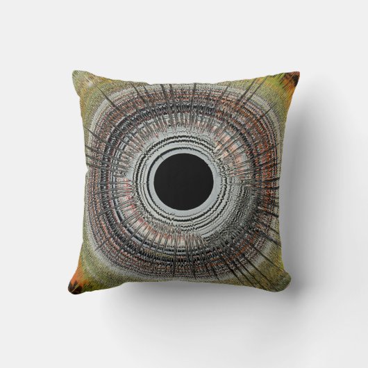 Originele spin art kussen (Achterkant)
