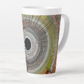 Originele spin art latte mok (Rechterhoek)