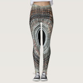 Originele spin art leggings (Voorkant)