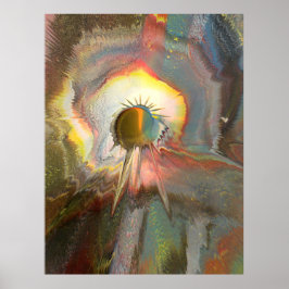 Originele spin art poster