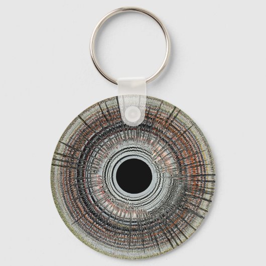 Originele spin art sleutelhanger (Voorkant)