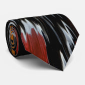 Originele spin art stropdas (Opgerold)