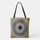 Originele spin art tote bag (Achterkant)