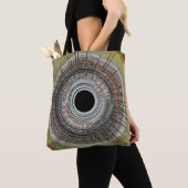 Originele spin art tote bag (Dichtbij)
