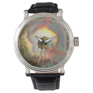 Originele spin kunst horloge