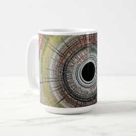 Originele spin kunst koffiemok