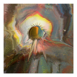Originele spin kunst perfect poster