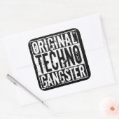 Originele Techno Gangster - Sticker (Envelop)