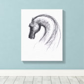 Originele tekening 1 Paardenjaar Zodiac Canvas afd (Insitu (Houten vloer))