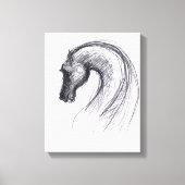 Originele tekening 1 Paardenjaar Zodiac Canvas afd (Voorkant)