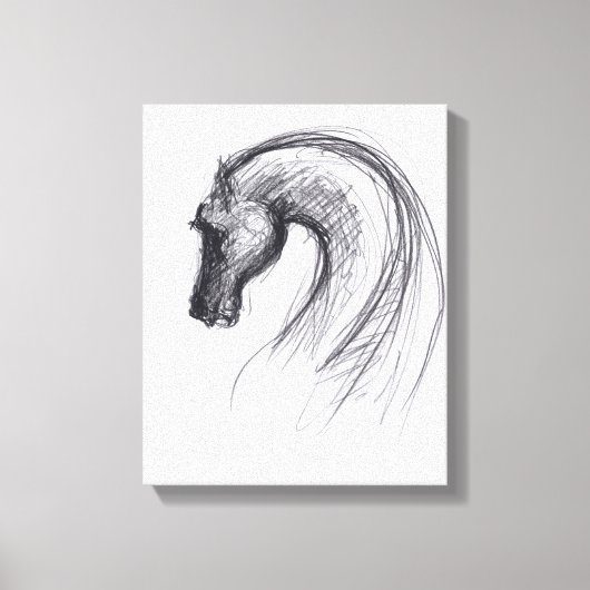 Originele tekening 1 Paardenjaar Zodiac Canvas afd (Voorkant)