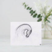 Originele tekening 2 Paardenjaar Dierenriem Ansich Briefkaart (Staand voorkant)