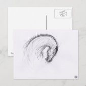 Originele tekening 2 Paardenjaar Dierenriem Ansich Briefkaart (Voorkant / Achterkant)