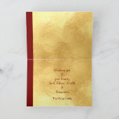 Originele tekening Paard Chinees Nieuwjaar 2026 HG Feestdagen Kaart (Binnen)