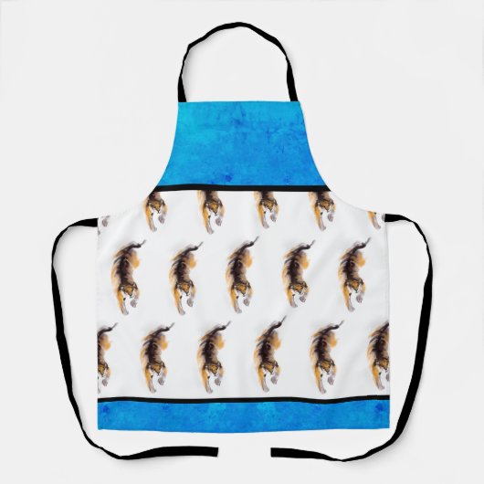 Originele tekening Tijger Chinees Nieuwjaar AoA3 Schort (Voorkant)