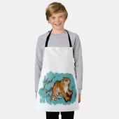 Originele tekening Tijger Chinees Nieuwjaar AoA4K Schort (Gedragen)