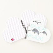 Originele tekening van zeeschildpad gepersonalisee notitieboek (Binnen)