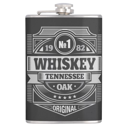 Originele Tennessee Whiskey Heupfles (Voorkant)