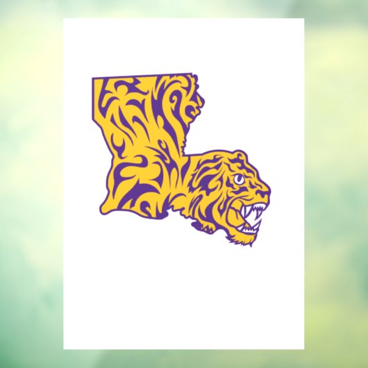 Originele Tiger Boot in kleur Raamsticker (Vel 3)