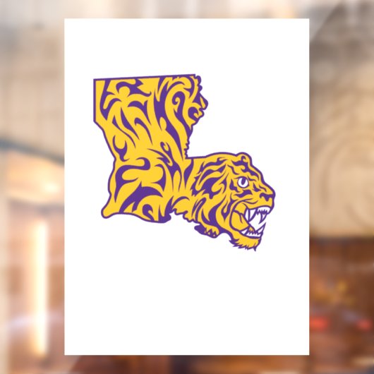 Originele Tiger Boot in kleur Raamsticker (Vel 2)