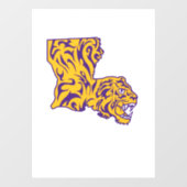 Originele Tiger Boot in kleur Raamsticker (Vel)