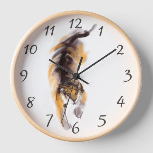 Originele Tijger Tekening Chinese Zodiac Verjaarda