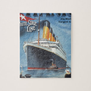 Originele titanische vintage poster 1912 legpuzzel