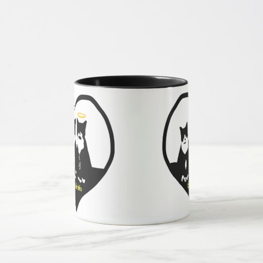 Originele TuxedoTrio Heart Mok (Midden)