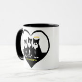 Originele TuxedoTrio Heart Mok (Voorkant links)