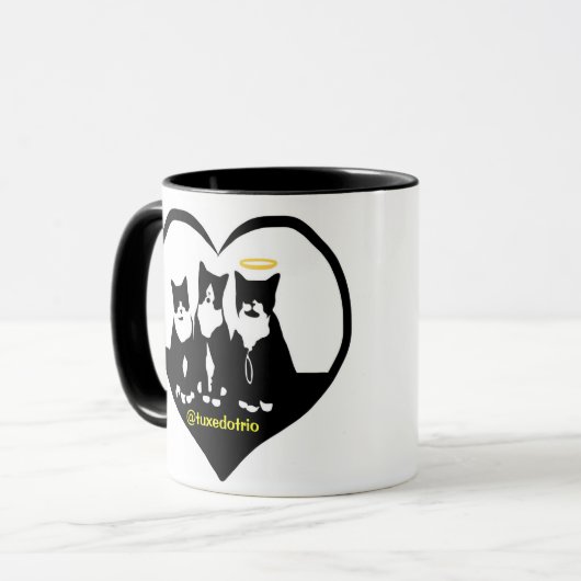 Originele TuxedoTrio Heart Mok (Voorkant links)