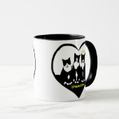 Originele TuxedoTrio Heart Mok (Voorkant rechts)