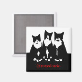 Originele TuxedoTrio magneet (Voorkant / Achterkant)