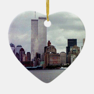 Originele Twin Towers Keramisch Ornament