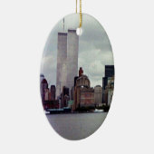 Originele Twin Towers Keramisch Ornament (Rechts)