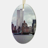 Originele Twin Towers Keramisch Ornament (Links)