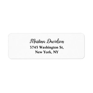 Originele unieke creatieve kalligrafie etiket