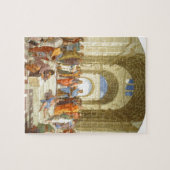 Originele verf "De school van Athene" van Raffaell Legpuzzel (Horizontaal)